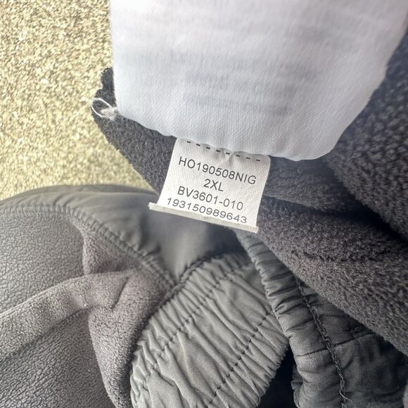 Nike Sportswear Club Polar Fleece Joggers Mens XXL Loose Fit Black Comfort Pants - Picture 7 of 8